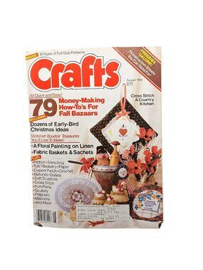 Crafts Magazine August 1985 79 Money-Making How-Tos Fall Bazaars Victorian Chris